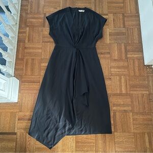 Go by GoSilk 100% Washable Silk Dress in black